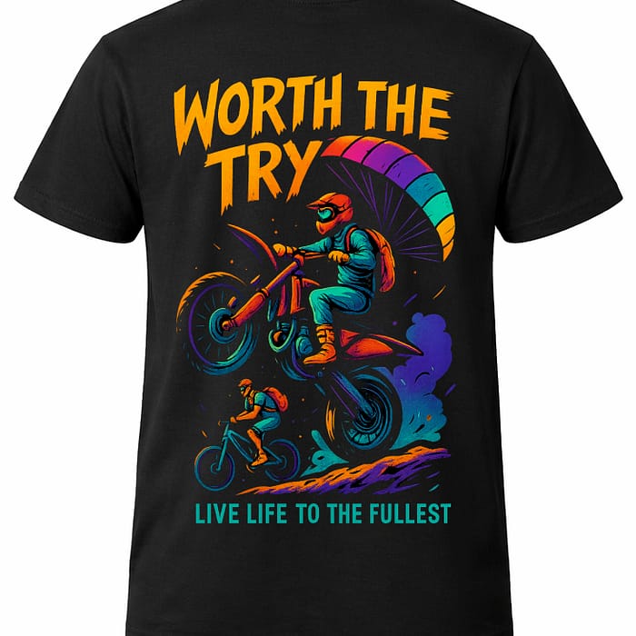 Koszulka BeBoLD. czarna – Worth The Try